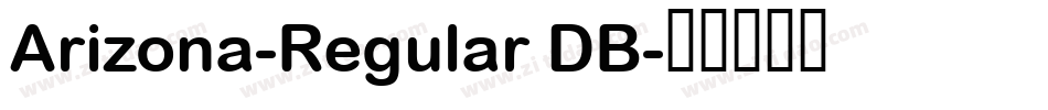 Arizona-Regular DB字体转换
